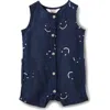 Cotton On Kids Jacob Sleeveless Playsuit In Navy Ink Summer Smiles