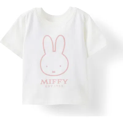 Cotton On Kids Jamie Short Sleeve Graphic Print Tee In Lcn Mif Vanilla Miffy