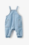 Cotton On Kids Kairo Denim Overall In Byron Mid Blue