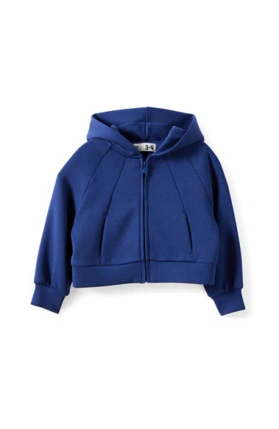 Cotton On Kids Kid's Active Zip Through Jacket In Blue