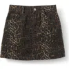 Cotton On Kids Kid's Alayna Aline Denim Skirt In Brown