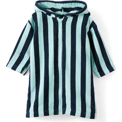 Cotton On Kids Kid's Baby Zip Through Hooded Towel In Blue