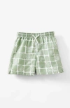 Cotton On Kids Kid's Bailey Board Short In Deep Sage Beach Tile