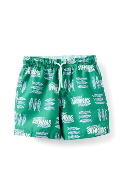 Cotton On Kids Kid's Bailey Board Short In Green