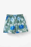 Cotton On Kids Kid's Bailey Board Short In Moss Green Hawaii