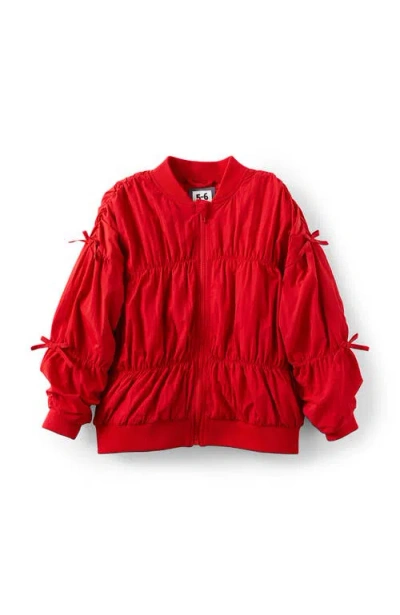 Cotton On Kids Kid's Billie Bomber Jacket In Red
