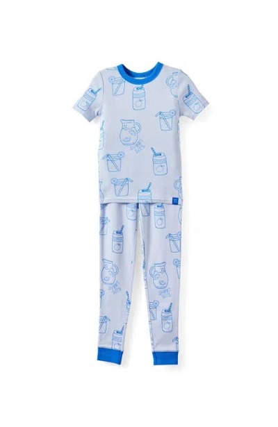Cotton On Kids Kid's Cameron Short/long Pyjama Set In Blue