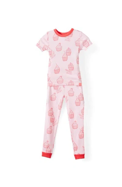 Cotton On Kids Kid's Cameron Short/long Pyjama Set In Pink
