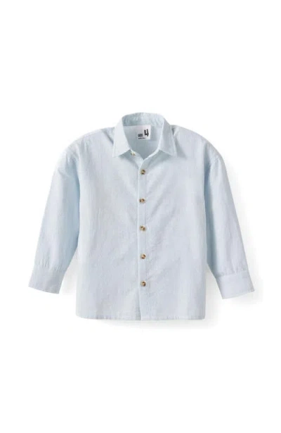 Cotton On Kids Kid's Carter Long Sleeve Skate Shirt In Blue