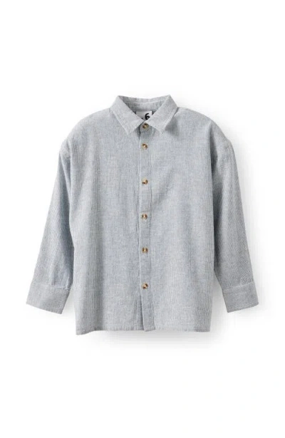 Cotton On Kids Kid's Carter Long Sleeve Skate Shirt In Gray