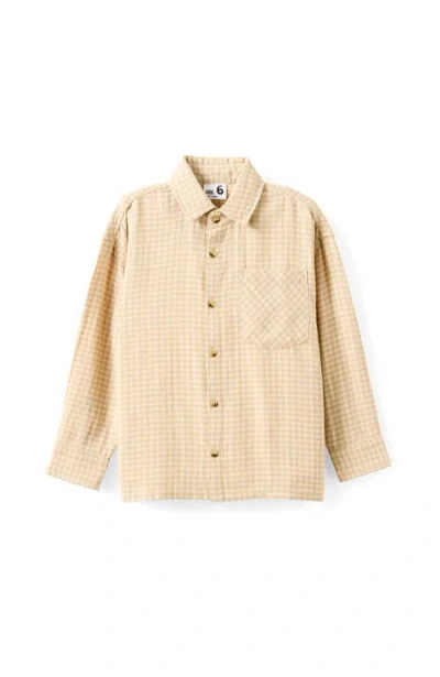 Cotton On Kids Kid's Carter Long Sleeve Skate Shirt In Yellow