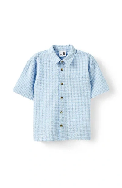 Cotton On Kids Kid's Carter Skate Shirt In Blue
