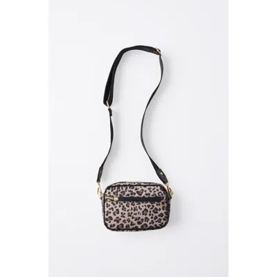 Cotton On Kids Kid's Catie Camera Bag In Taupy Brown Bengal Leopard