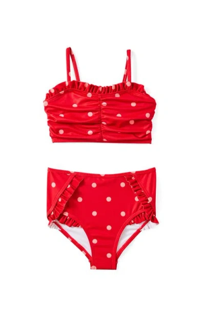 Cotton On Kids Kid's Claire Frill Bikini In Red