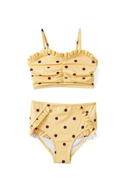 Cotton On Kids Kid's Claire Frill Bikini In Yellow