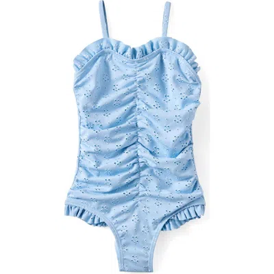 Cotton On Kids Kid's Claire Frill One Piece In Blue