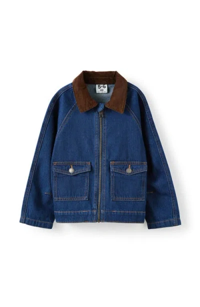 Cotton On Kids Kid's Dani Barn Jacket In Blue