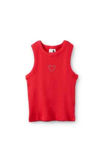 Cotton On Babies'  Kids Kid's Eleanor Tank In Varsity Red Heart