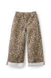 Cotton On Kids Kid's Embellished Super Wide Denim Jean In Animal Print