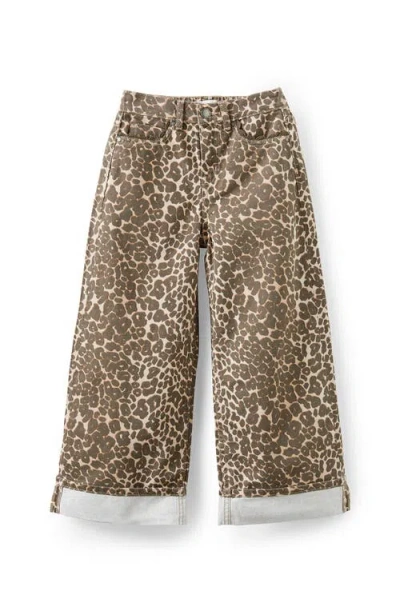 Cotton On Kids Kid's Embellished Super Wide Denim Jean In Animal Print