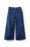 Cotton On Kids Kid's Embellished Super Wide Denim Jean In Blue