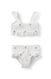 Cotton On Kids Kid's Emily Bikini In Vanilla Crinkle  Embroidered