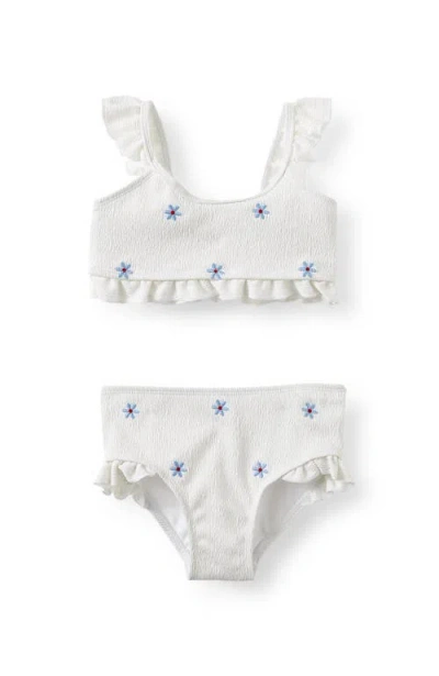 Cotton On Babies'  Kids Kid's Emily Bikini In Vanilla Crinkle  Embroidered