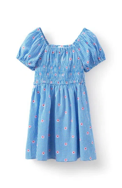 Cotton On Kids Kid's Emily Puff Sleeve Dress In Blue