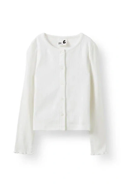 Cotton On Kids Kid's Emma Button Through Long Sleeve In Neutral