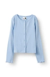 Cotton On Kids Kid's Emma Button Through Long Sleeve In Blue