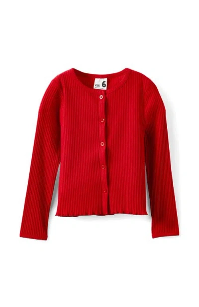 Cotton On Kids Kid's Emma Button Through Long Sleeve In Red
