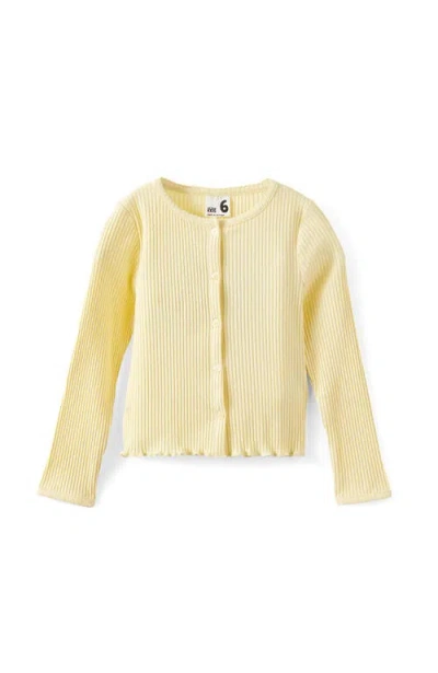 Cotton On Kids Kid's Emma Button Through Long Sleeve In Yellow