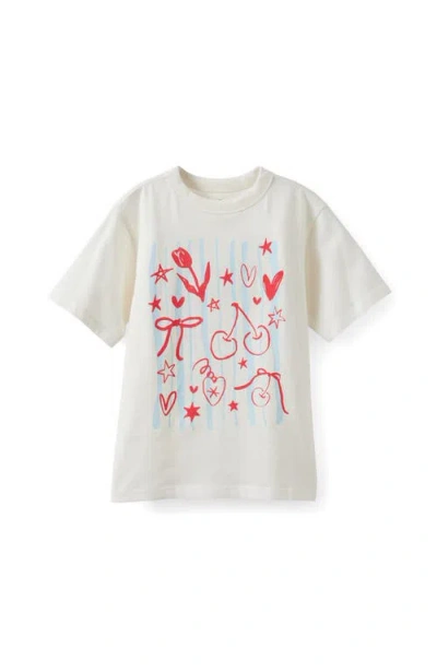 Cotton On Kids Kid's Essential Short Sleeve Graphic Tee In White