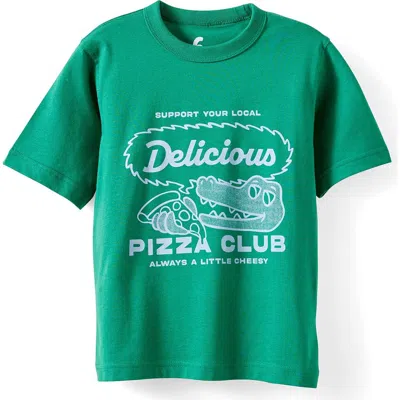 Cotton On Kids Kid's Essentials Graphic Short Sleeve Tee In Green