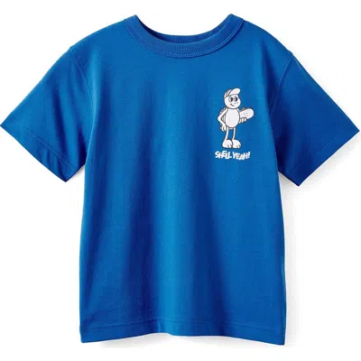 Cotton On Kids Kid's Essentials Graphic Short Sleeve Tee In Blue
