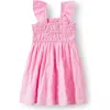 Cotton On Kids Kid's Frankie Flutter Sleeve Dress In Fairy Pink