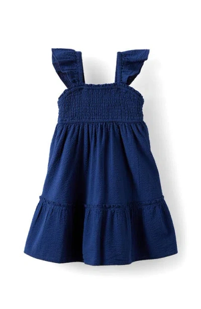 Cotton On Kids Kid's Gigi Flutter Sleeve Dress In Blue