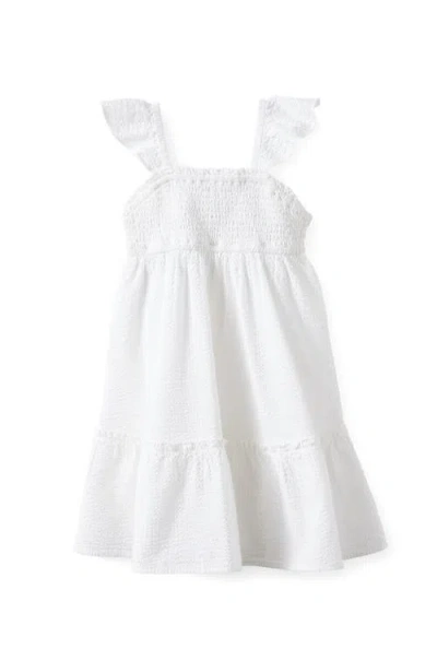 Cotton On Kids Kid's Gigi Flutter Sleeve Dress In White
