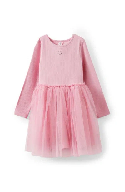 Cotton On Kids Kid's Harper Long Sleeve Dress Up Dress In Pink