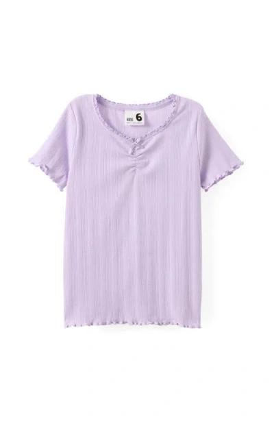 Cotton On Kids Kid's Harper Short Sleeve Baby Tee In Purple
