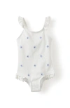 Cotton On Kids Kid's Heather One Piece In Vanilla Crinkle  Embroidered