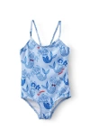 Cotton On Kids Kid's Helen One Piece In Dawn Blue Mermaid