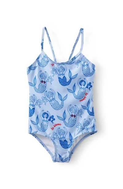 Cotton On Kids Kid's Helen One Piece In Dawn Blue Mermaid