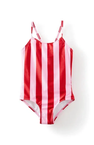 Cotton On Kids Kid's Helen One Piece In Fairy Pink Strawberry Stripe