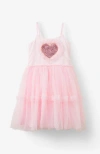 Cotton On Kids Kid's Isabella Dress Up Dress In Ballerina Pink Hearts