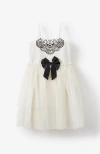 Cotton On Kids Kid's Isabella Dress Up Dress In Dark Vanilla Black Bow