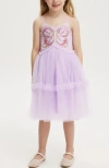 Cotton On Kids Kid's Isabella Dress Up Dress In Lilac Drop Butterfly