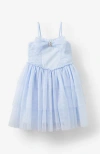 Cotton On Kids Kid's Isabella Dress Up Dress In Morning Blue Bow
