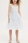 Cotton On Kids Kid's Isabella Dress Up Dress In Morning Blue Sparkle