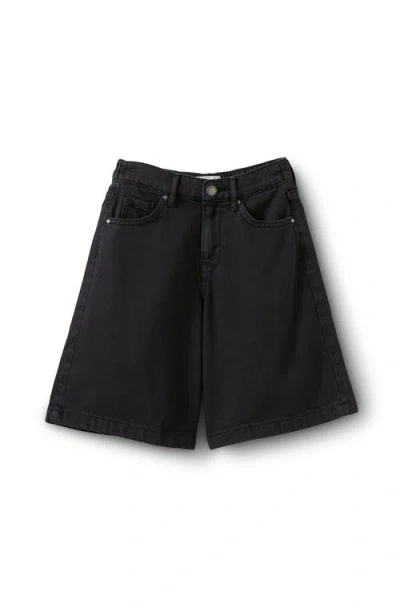 Cotton On Kids Kid's Jayden Denim Jort In Black